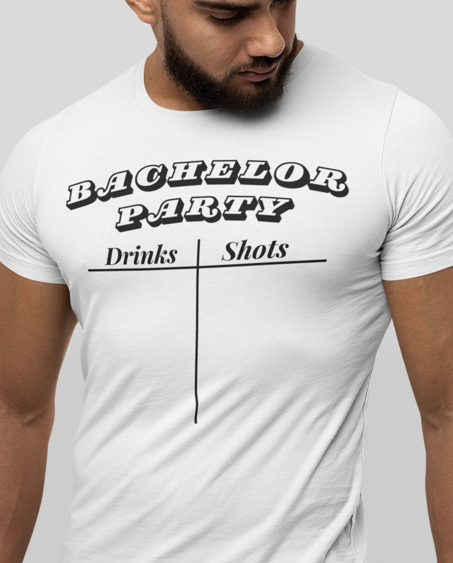 Bachelor Party (Groom) Drink Count T-Shirt
