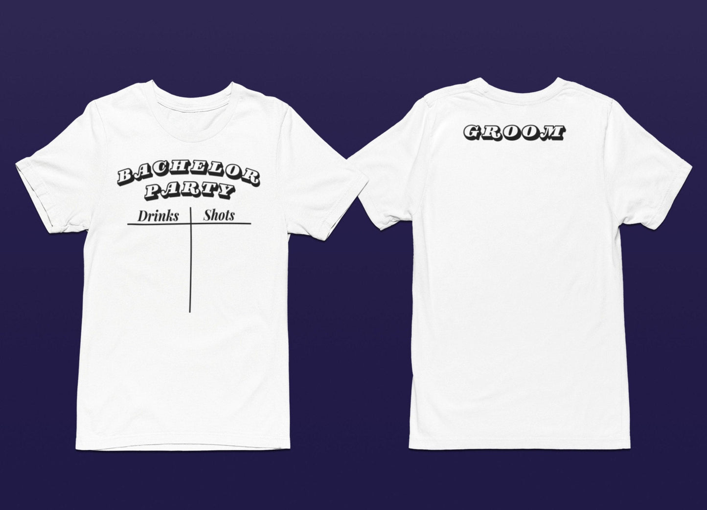 Bachelor Party (Groom) Drink Count T-Shirt