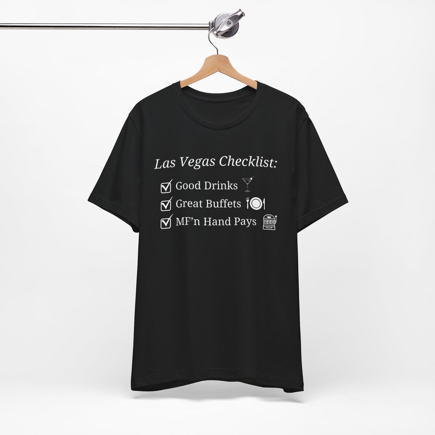 Las Vegas Checklist T-Shirt