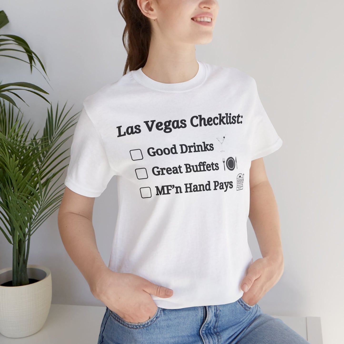 Las Vegas Checklist (Unchecked) T-Shirt